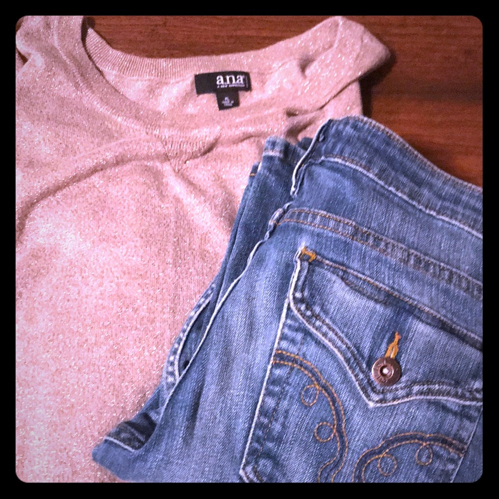 EUC a.n.a sweater 3/4 sleeves
